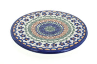Polish Pottery Aztec Flower Trivet