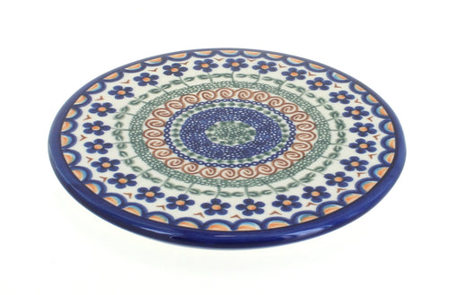 Polish Pottery Aztec Flower Trivet