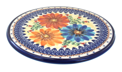 Polish Pottery Autumn Burst Trivet