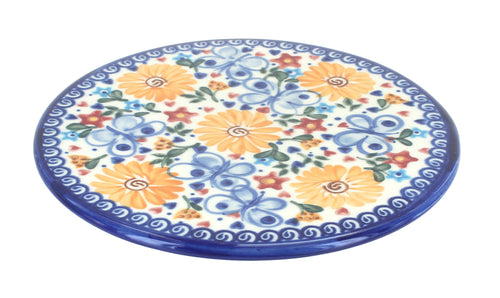 Polish Pottery Butterfly Trivet