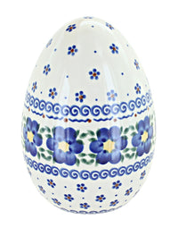 Polish Pottery Spring Blossom Large Decorated Egg