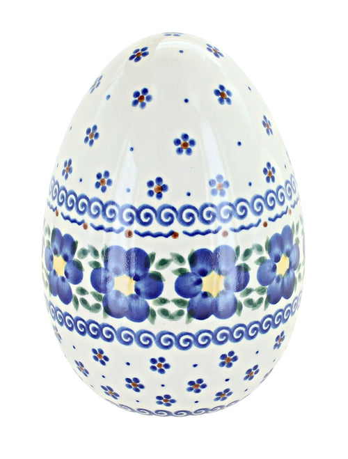 Polish Pottery Spring Blossom Large Decorated Egg