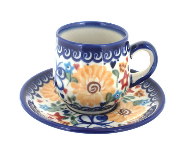 Butterfly Espresso Cup & Saucer
