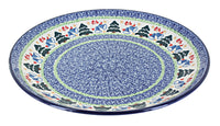 Polish Pottery Winter Bells Dinner Plate