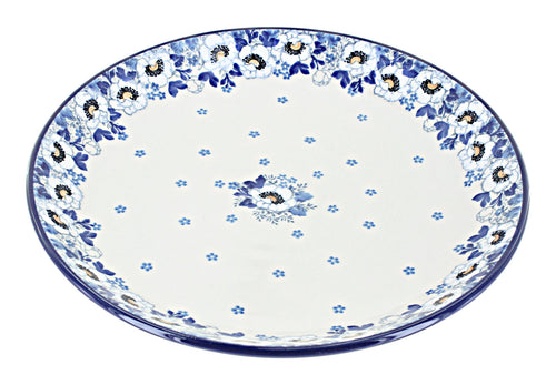 Polish Pottery Georgia Blue Dinner Plate