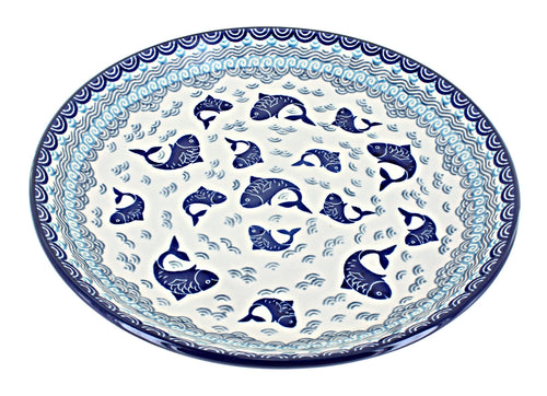 Polish Pottery Summer Fun Dinner Plate