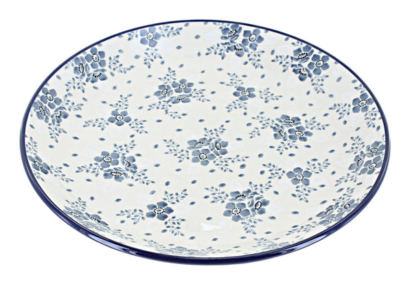 Blue Fleur Dinner Plate