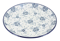 Polish Pottery Blue Fleur Dinner Plate