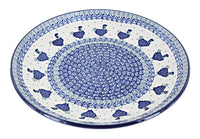 Polish Pottery Barnyard Rooster Dinner Plate