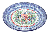 Polish Pottery Hummingbird Dinner Plate