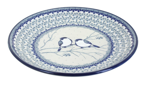 Polish Pottery Bluebird Dinner Plate