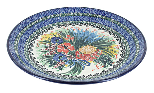 Polish Pottery Summer Blooms Dinner Plate
