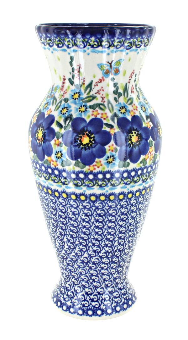 Garden of Blue Tall Vase
