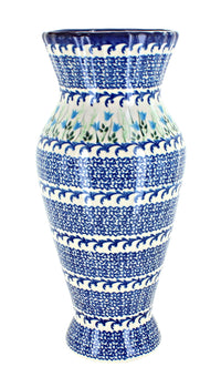 Polish Pottery Misty Tall Vase