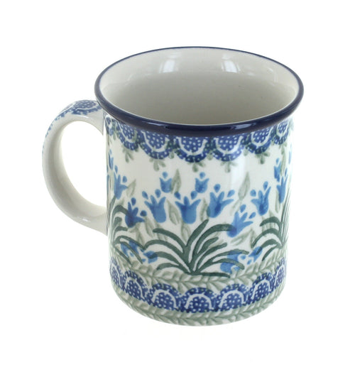 Polish Pottery Tulip Bouquet Small Coffee Mug