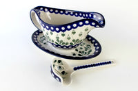 Alyce Gravy Boat & Ladle Polish Pottery