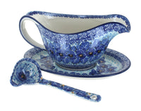 Polish Pottery Joanna Gravy Boat & Ladle