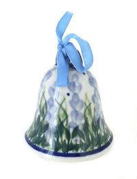 Polish Pottery Lavender Fields Bell