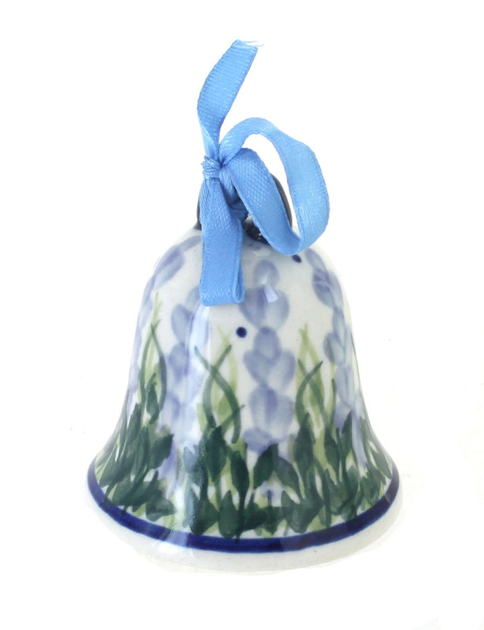 Polish Pottery Lavender Fields Bell