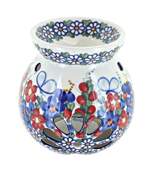 Polish Pottery Garden Butterfly Aromatic Warmer
