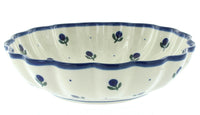 Blueberry Medium Scallop Dish Polish Pottery