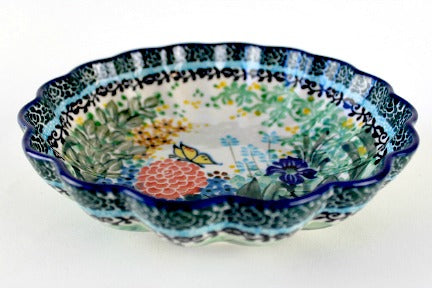 Teresa Medium Scallop Dish Polish Pottery