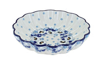 Polish Pottery Georgia Blue Medium Scallop Dish