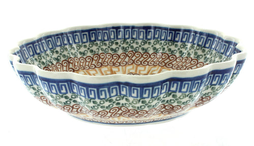 Athena Medium Scallop Dish Polish Pottery