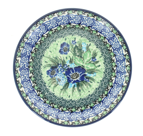 Polish Pottery Sapphire Fields Saucer