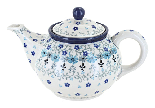 Polish Pottery Celeste Small Teapot