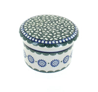 Polish Pottery Maia French Butter Dish