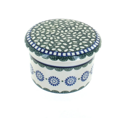 Polish Pottery Maia French Butter Dish