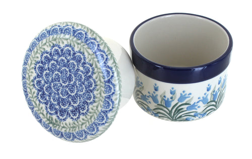 Tulip Bouquet French Butter Dish Polish Pottery