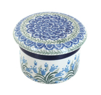 Polish Pottery Tulip Bouquet French Butter Dish