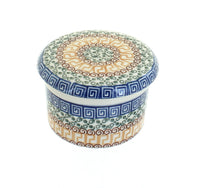Polish Pottery Athena French Butter Dish