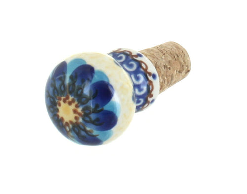 Polish Pottery Autumn Burst Wine Cork