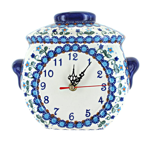 Polish Pottery Savannah Wall Clock