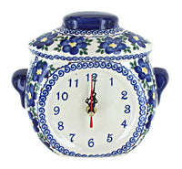 Polish Pottery Spring Blossom Wall Clock