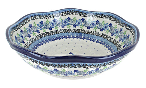 Polish Pottery Eliza Large Scallop Bowl