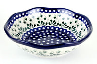Alyce Large Scallop Bowl Polish Pottery