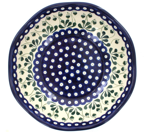Alyce Large Scallop Bowl Polish Pottery