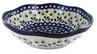 Polish Pottery Alyce Large Scallop Bowl