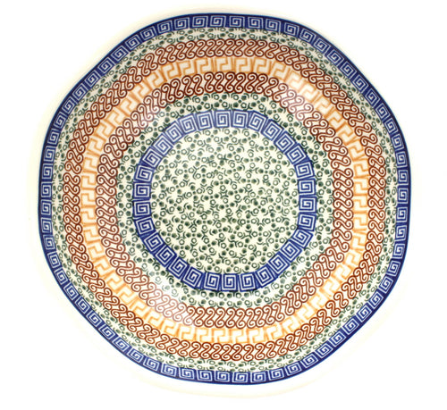 Athena Large Scallop Bowl Polish Pottery