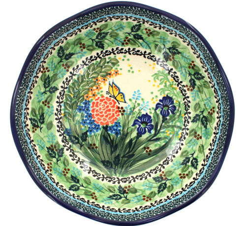 Teresa Large Scallop Bowl Polish Pottery