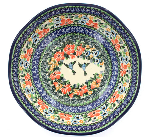 Maria Large Scallop Bowl Polish Pottery