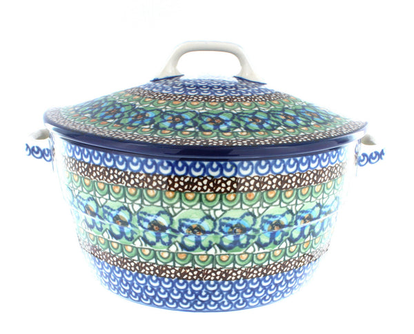 Mardi Gras Covered Round Baker