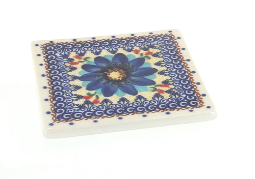 Polish Pottery Autumn Burst Tile