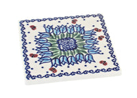 Polish Pottery Garden Tulip Tile