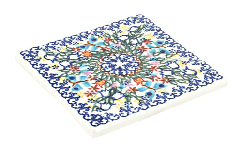 Polish Pottery Garden of Eden Tile