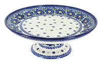 Polish Pottery Spring Blossom Cake Plate